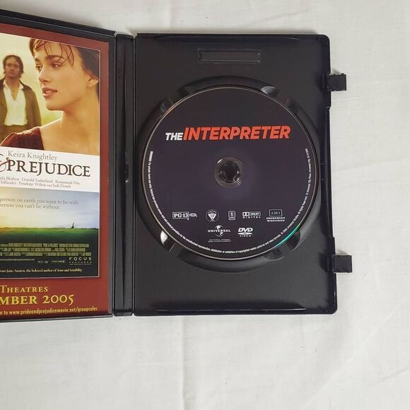 The Interpreter (DVD, Widescreen) Nicole Kidman Sean Penn Political Thriller - Picture 2 of 3